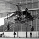 Igor Sikorsky holds a later version of the VS 300 in a stable hover (Sikorsky Historical Archives)
